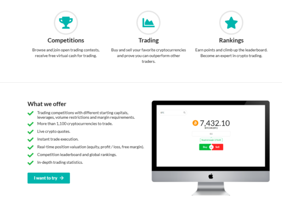 Crypto Trading Competitions | Fantasy Trading Laravel Web App